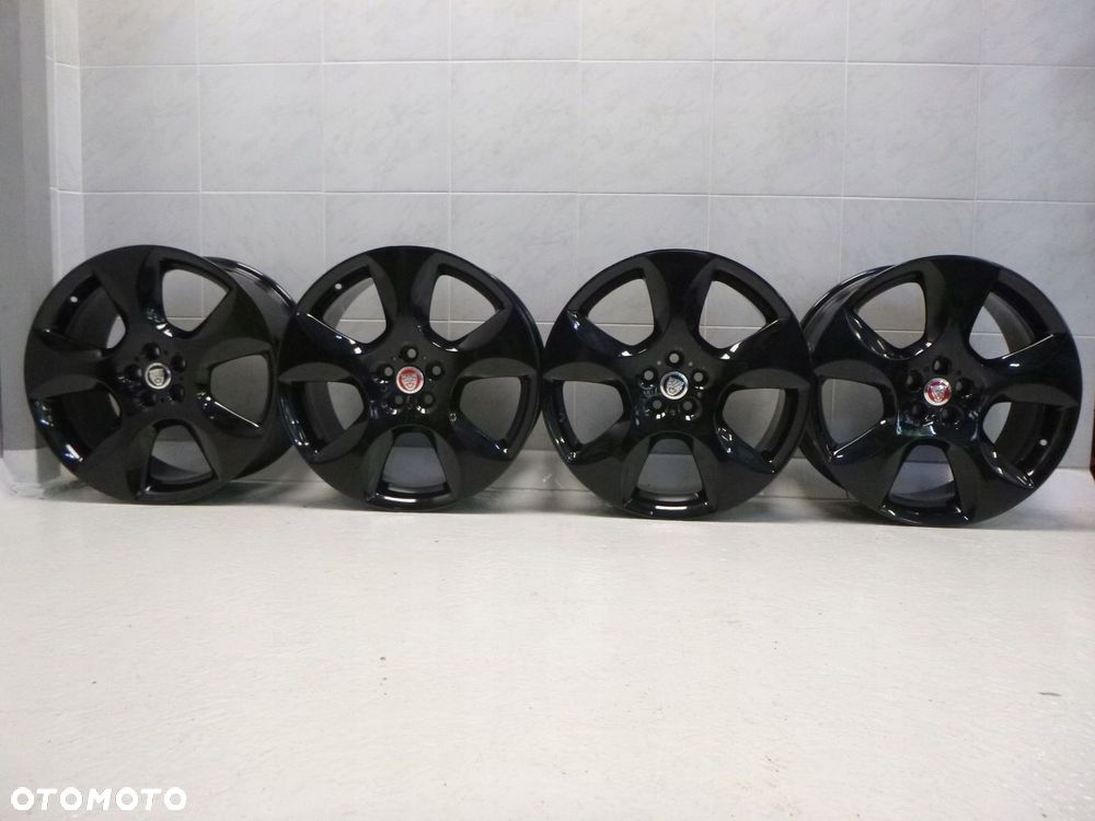 JAGUAR XF XFR XJ XK XKR 9,5X20 8,5X20 ORYGINALNE FELGI ALUMINIOWE R20 ET66 ET49 5x108 SUPERCHARGED DEKIELKI KOMPLET ORYGINAŁ - 9