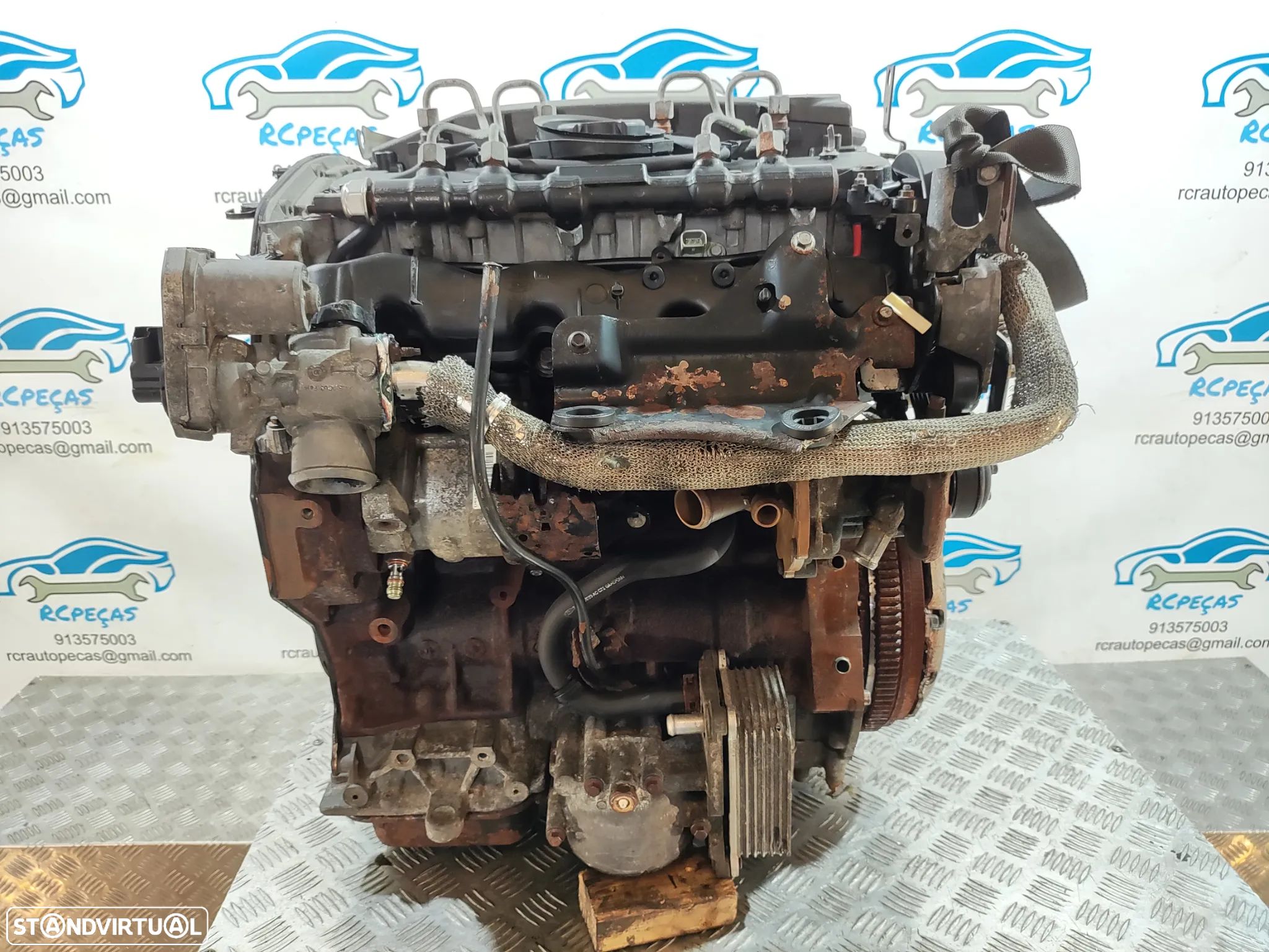 MOTOR COMPLETO 2.0 TDCI 16V 115CV D6BA FORD MONDEO III 3 MK3 MOTOR ARRANQUE ALTERNADOR BIMASSA COMPRESSOR AR CONDICIONADO BOMBA DIREÇÃO INJEÇÃO - 1