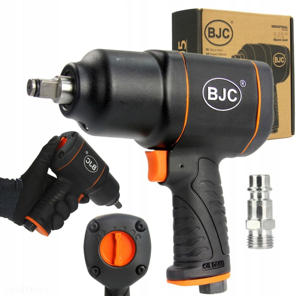 KLUCZ PNEUMATYCZNY UDAROWY DO KÓŁ 1/2" 3 STOPNIOWA REGULACJA 1550Nm BJC-105 - 1