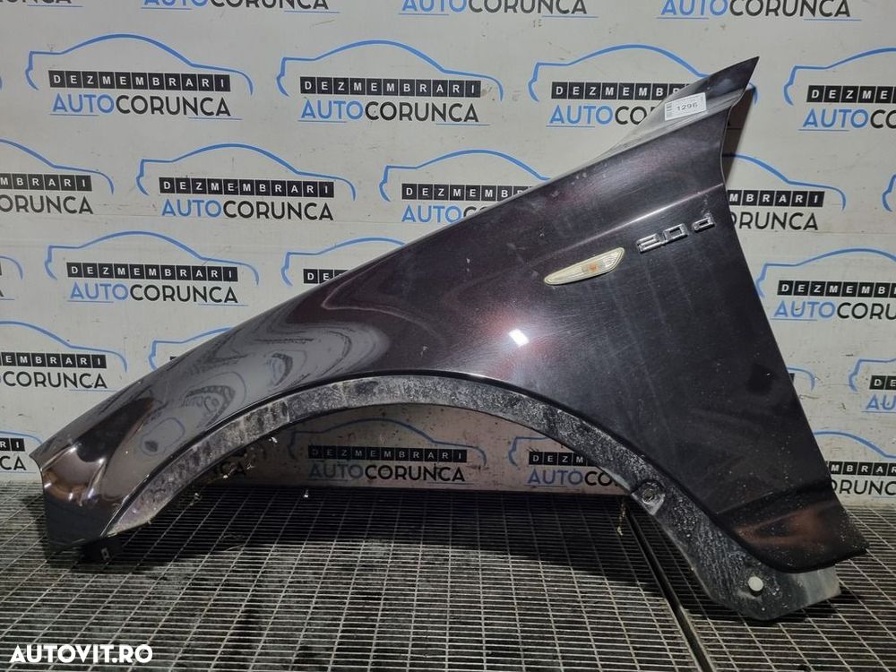 Aripa Stanga Fata BMW X3 E83 Facelift 2008 - 2010 4 Usi Ruby Black Metalizat S23/9 (1296) - 1
