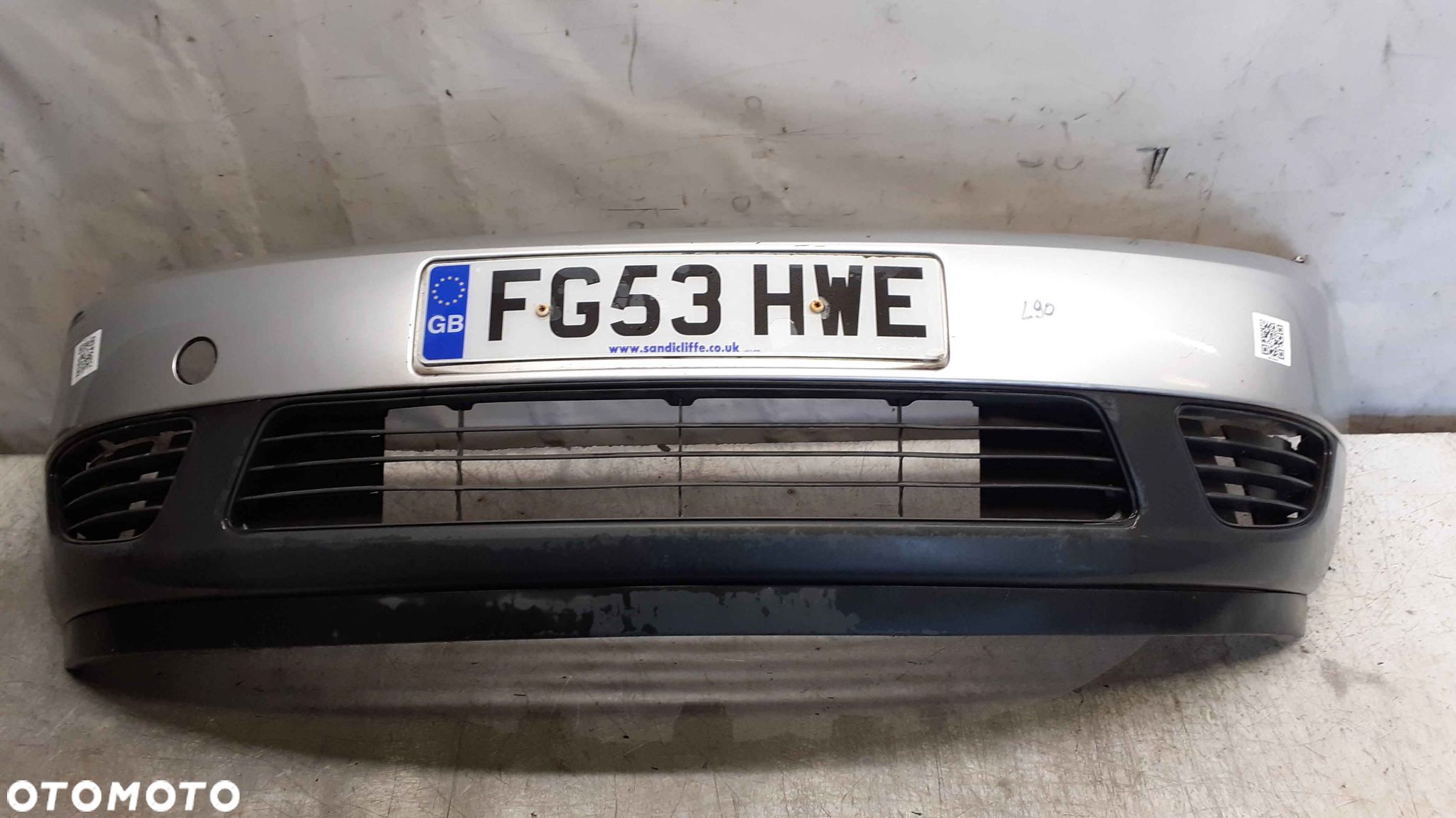 } ZDERZAK PRZÓD PRZEDNI FORD FIESTA MK.6 6 VI 62 SREBRNY - 1