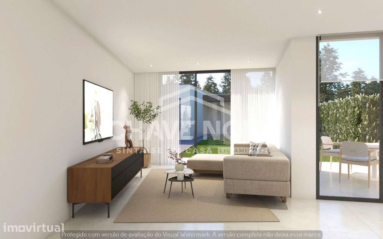 Moradia T3 Nova, Jardim, Garagem e Excelentes Acabamentos! - Grande imagem: 2/25