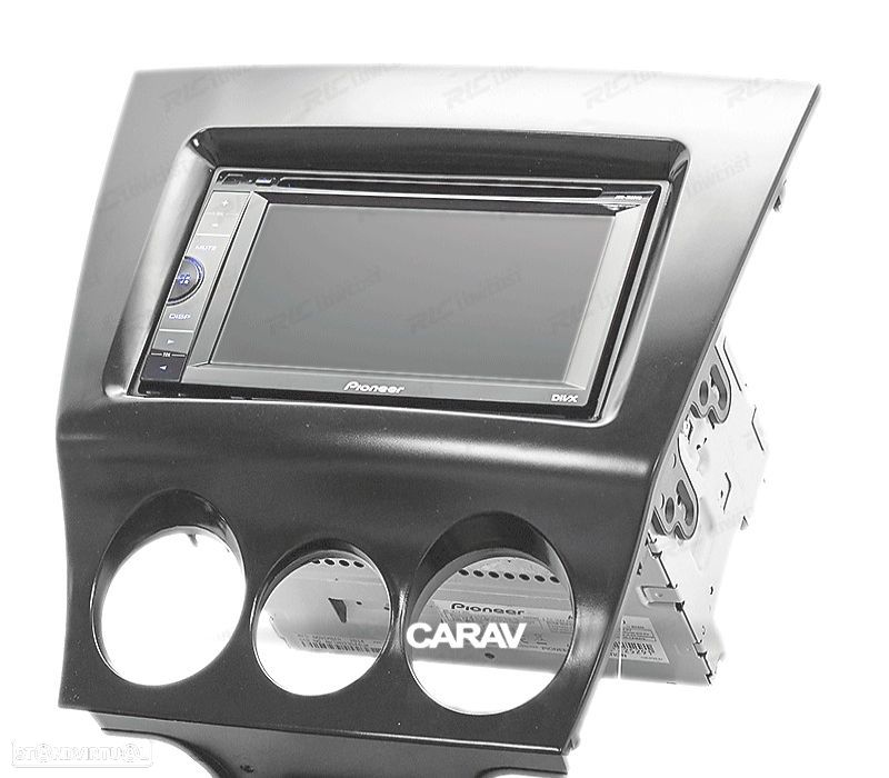 MOLDURA ADAPTADOR PRETO BRILHANTE PARA RADIO 2-DIN PARA MAZDA RX-8 08-11 - 5