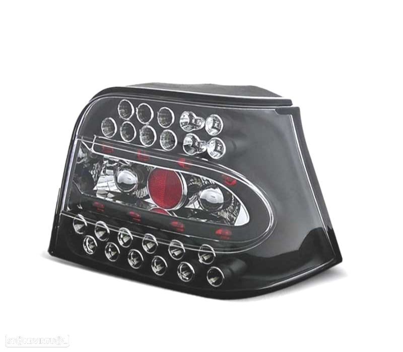 FAROLINS TRASEIROS LED GOLF 4 MK IV 97-03 PRETO - 1