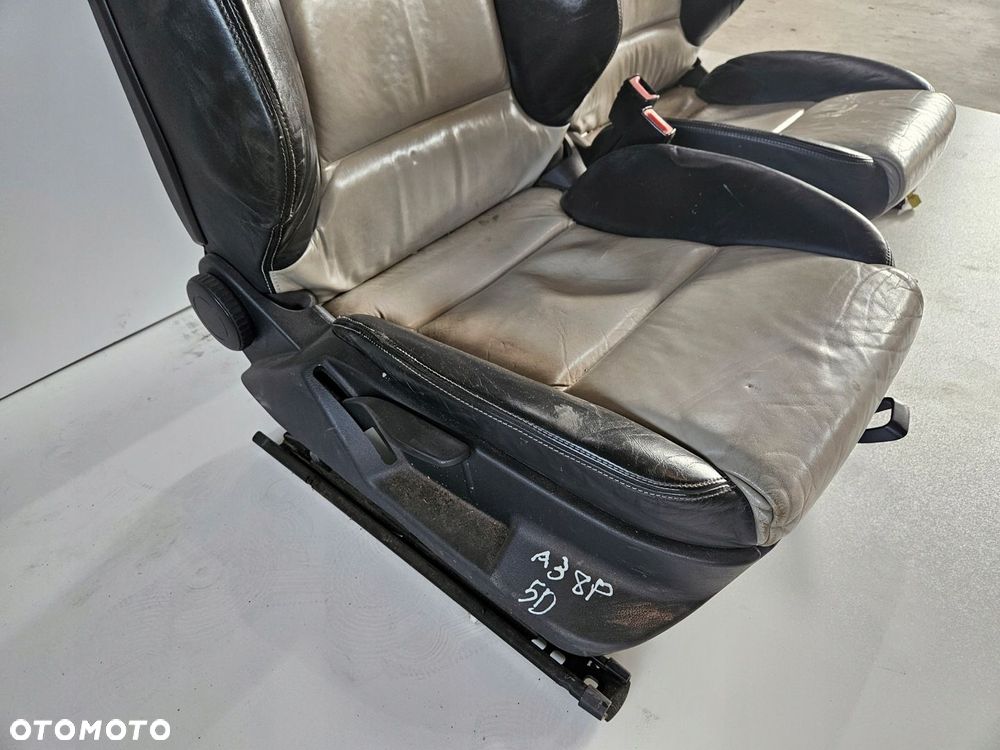 FOTELE KANAPA SKÓRA AUDI A3 8P 5 DRZWI PODGRZEWANE - 9