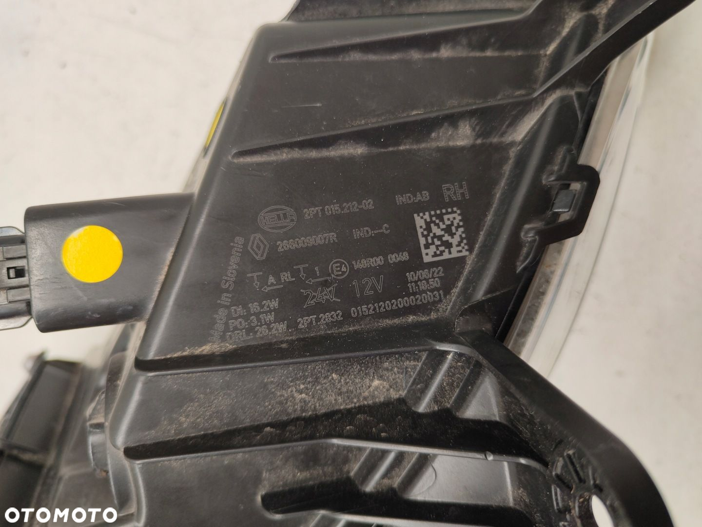 RENAULT MEGANE E TECH LED LAMPA PRAWY PRZÓD 266009007R - 8