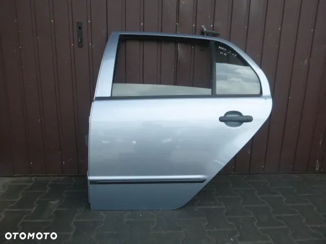 DRZWI LEWY TYŁ LEWE TYLNE SKODA FABIA I HB KOMPLETNE KOLOR 9151 - 3