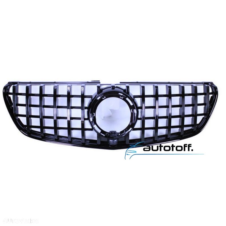 Grila V-Class W447 Facelift AMG Line compatibila cu Mercedes (20-23) Panamericana Design - 4