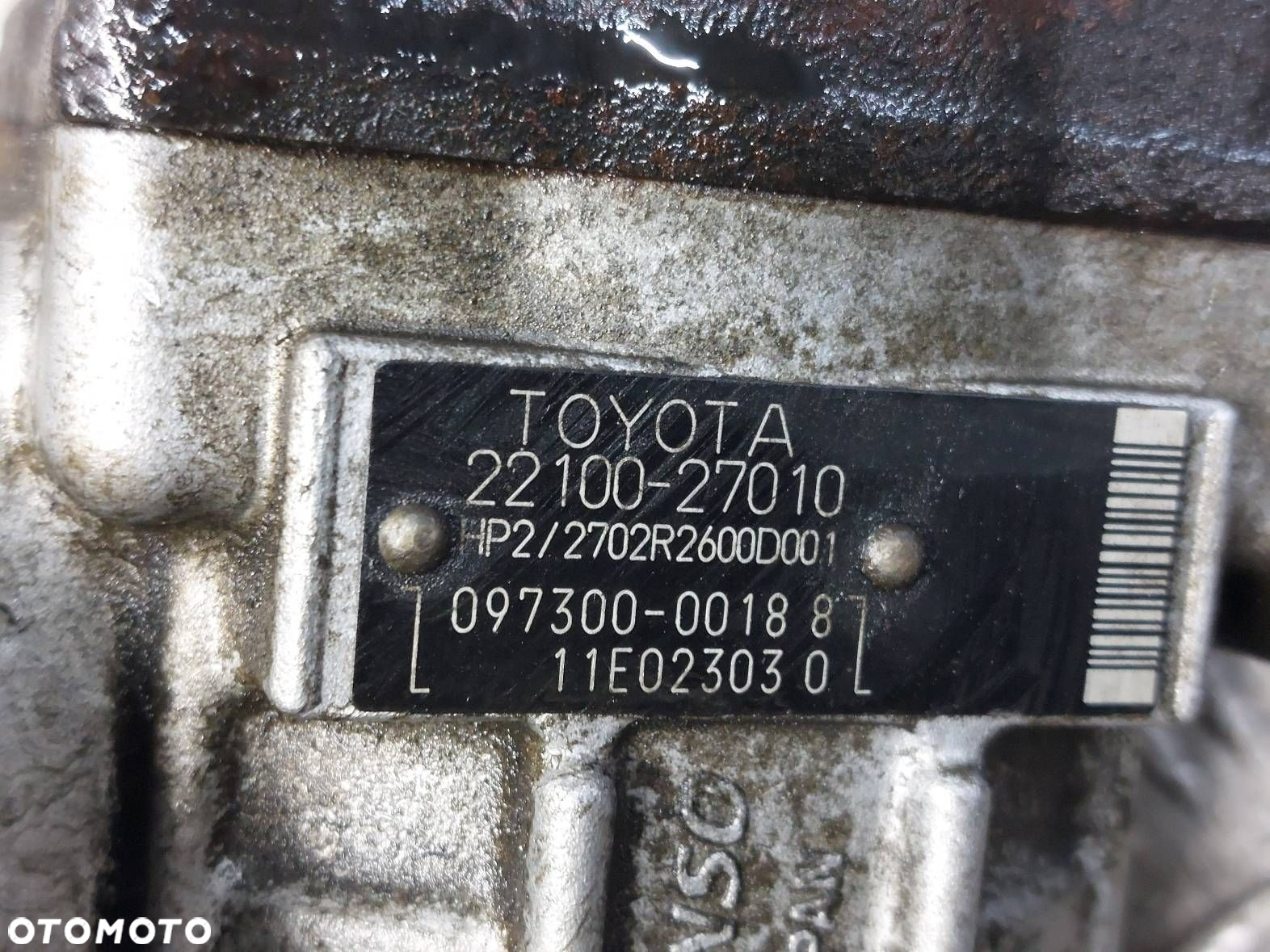 POMPA WTRYSKOWA TOYOTA COROLLA VERSO I 2.0 D4D 22100-27010 - 4