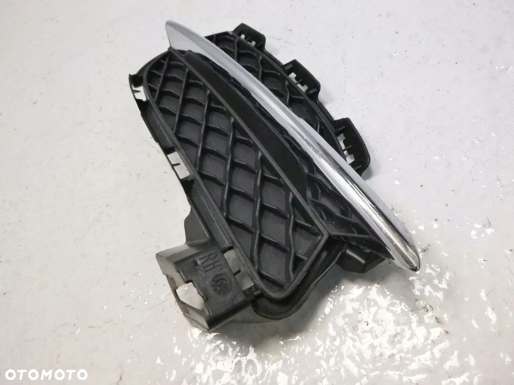 JAGUAR XJ X351 KRATKA WLOT ZAŚLEPKA ZDERZAKA PRZÓD PRZEDNIA PRAWA LEWA CHROM ORYGINŁ - 19