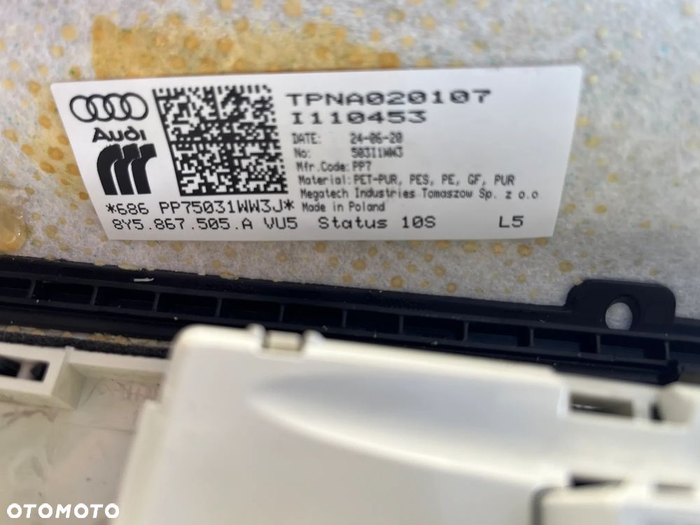 AUDI A3 8Y SEDAN PODSUFITKA S LINE 8Y5867505 A KOMPLET - 4