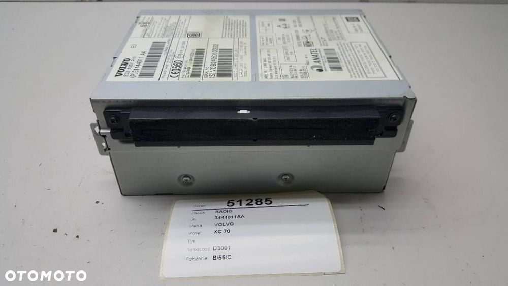RADIO CD NAWIGACJA VOLVO V70 XC70 3444011 2015 - 2