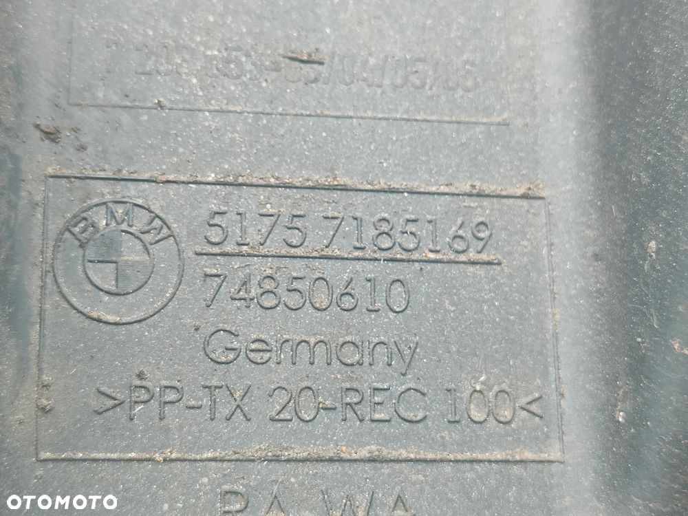 BMW F10 F11 Osłona przekładni kierowniczej lewa prawa 7185169 7185170 - 6