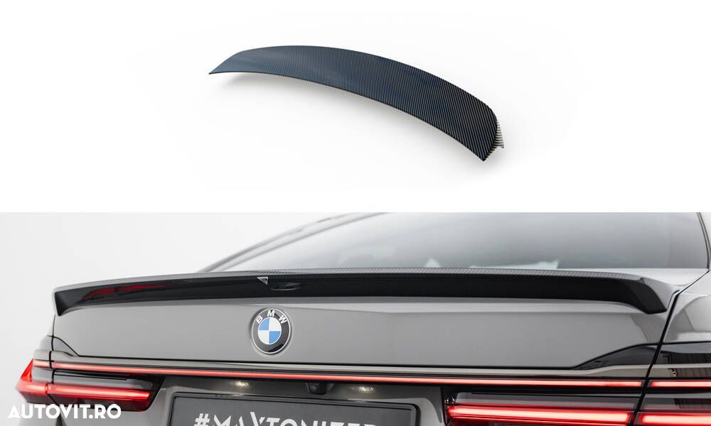 Pachet Exterior Prelungiri compatibil cu BMW Seria 7 G11 LCI Maxton Design Carbon - 25
