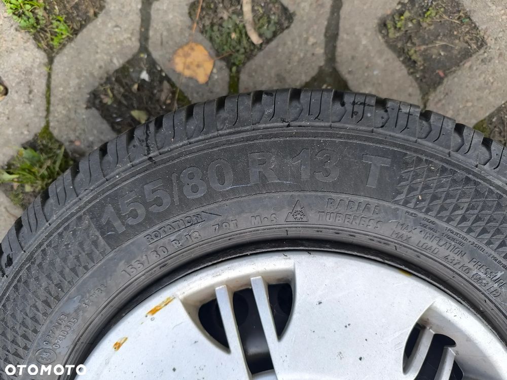 koła felgi opony fiat panda II 2 155/80/R13 zima belka tył - 4
