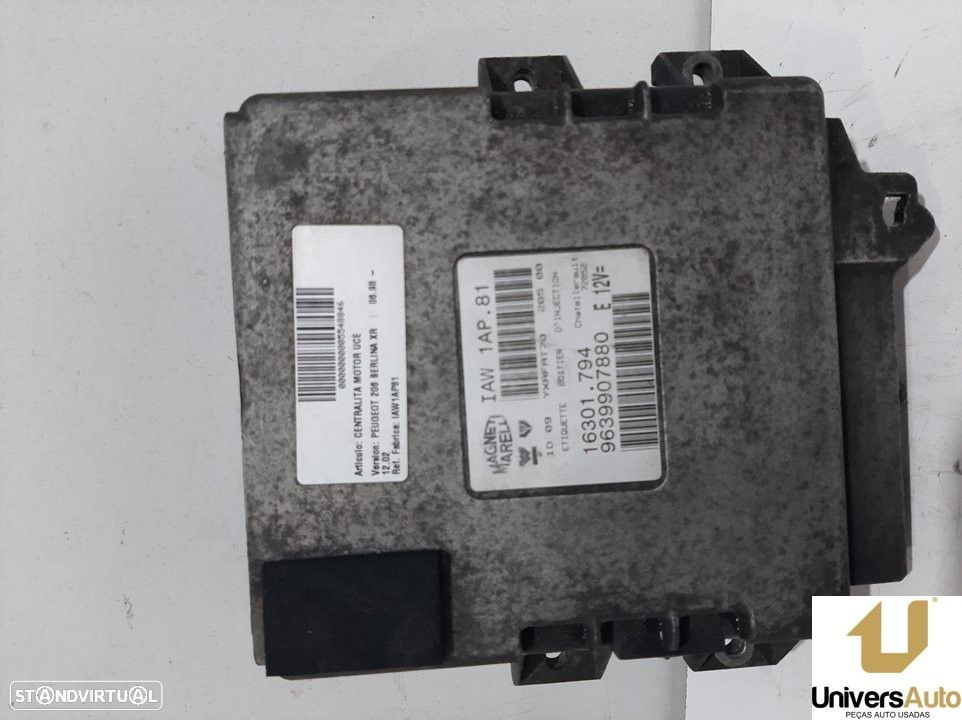 CENTRALINA MOTOR UCE PEUGEOT 206 FASTBACK 2000 -IAW1AP81 - 4
