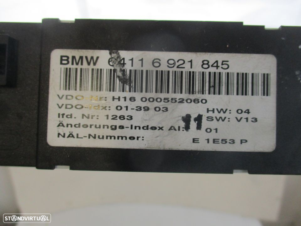 Comando Sofagem Ar Condicionado BMW 320 E46 - 4