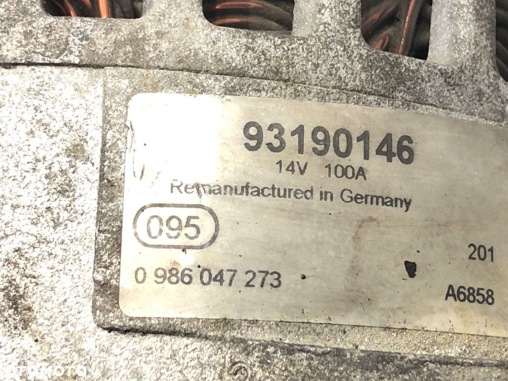 ALTERNATOR  OPEL ASTRA H Kombi (A04) 2004 - 2014 1.9 CDTI (L35) 74 kW [100 KM] olej napędowy 2005 - - 4