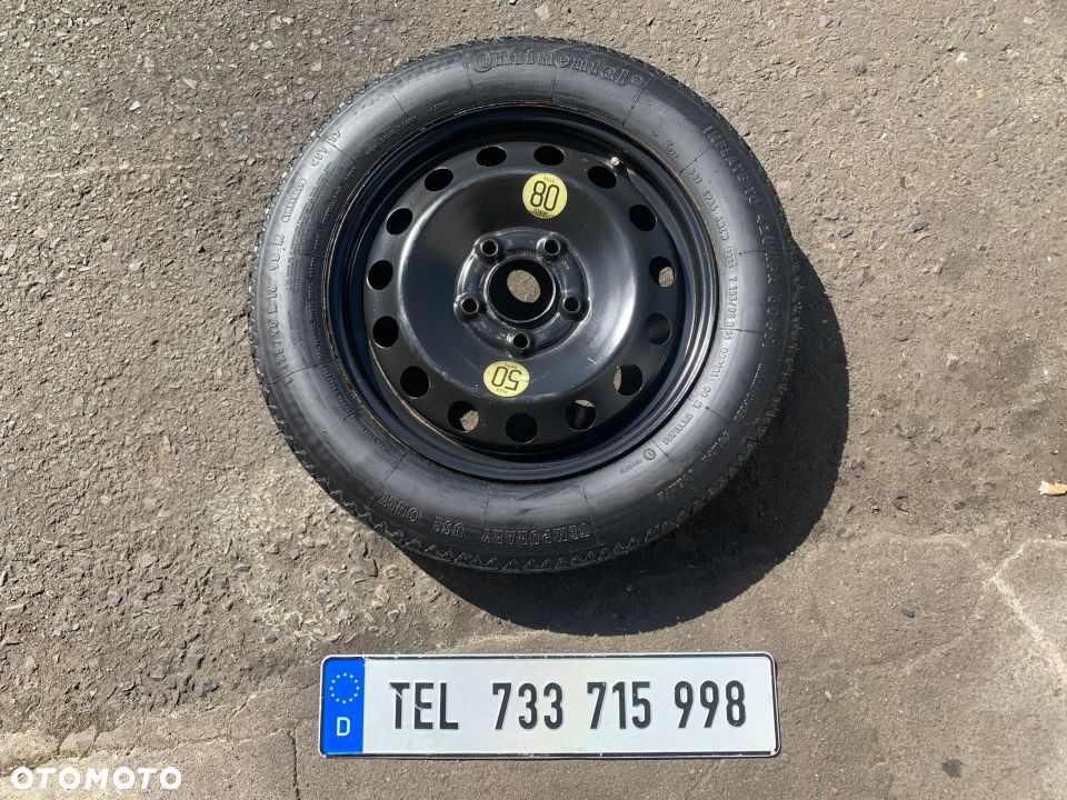 KOŁO ZAPASOWE DOJAZDOWE 16 BMW E46 12590 - 1