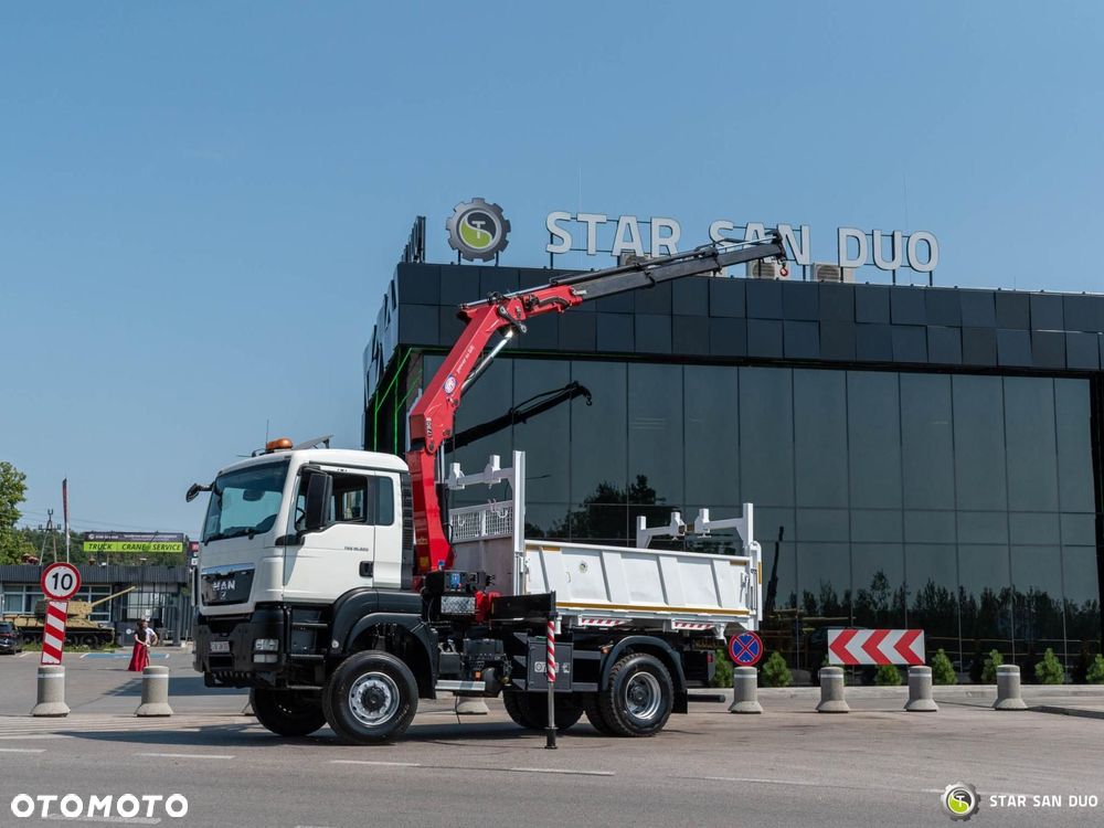 MAN TGS  18.320 4x4 HMF 1730-K3 HDS Żuraw Wywrotka - 4