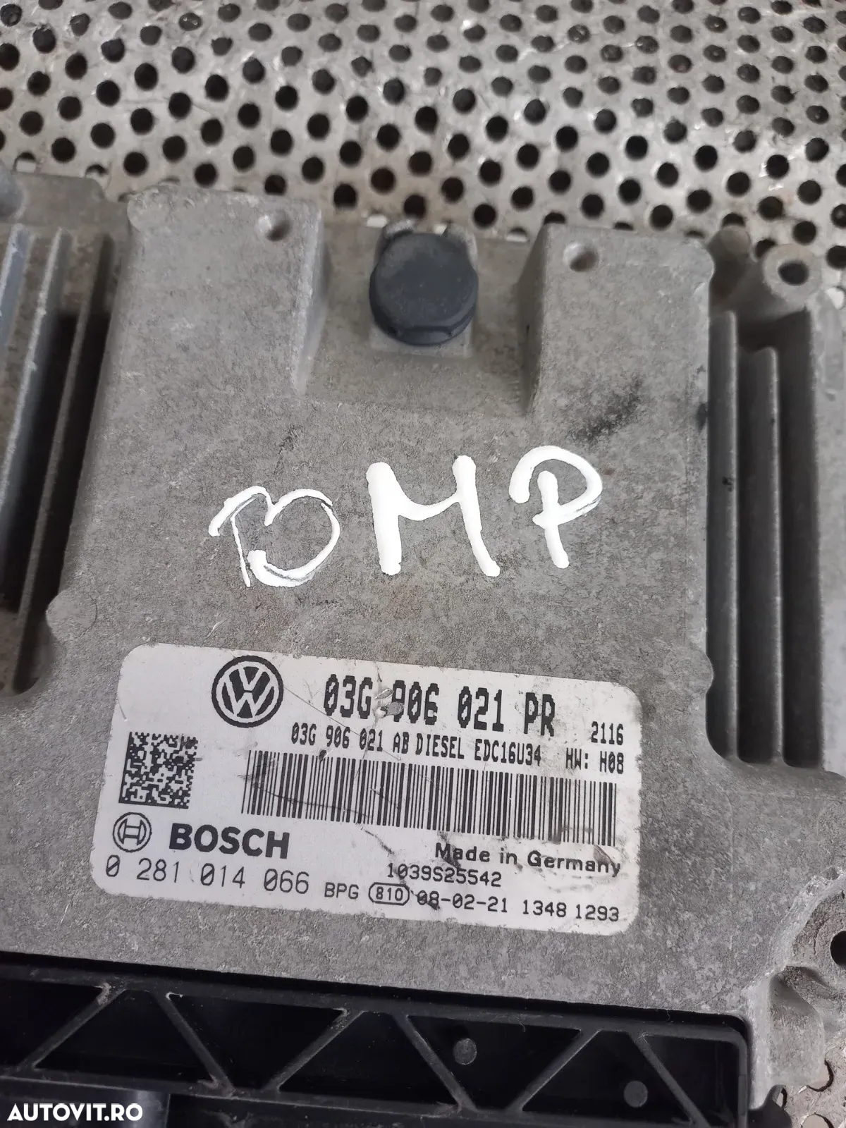 Calculator Motor ECU Vw Seat Skoda 2.0 tdi BMP BMM An 2005-2006-2007-2008-2009-2010 Cod 03GPR Passa - 5