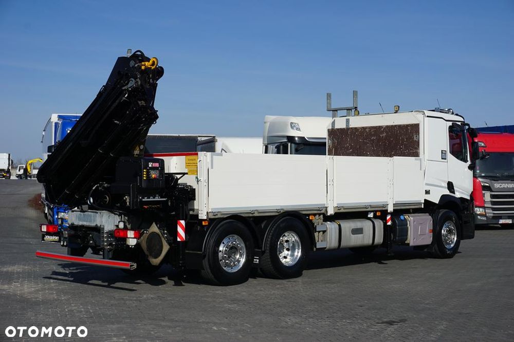 Renault T 380 / 6 X 2 / SKRZYNIOWY + HDS / HIAB 302 E-5 / PILOT / OŚ SKRĘTNA - 5