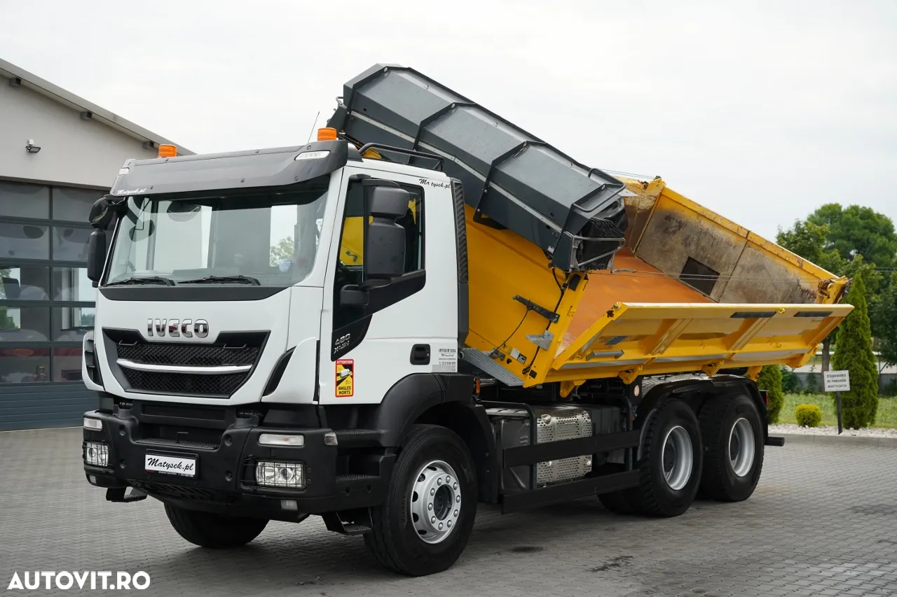 Iveco STRALIS X-WAY 480 / 6x4 / BASCULATOR DUBLU / HYDRODOLT / BOARDMATIC / MEILLER KIPPER / IMPORTAT  ANUL PRODUCȚIEI: 2020 - 6