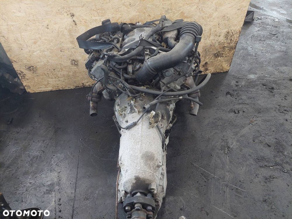 SILNIK BENZYNOWY KOMPLETNY + SKRZYNIA MERCEDES W210 E240 112914 722696 - 3