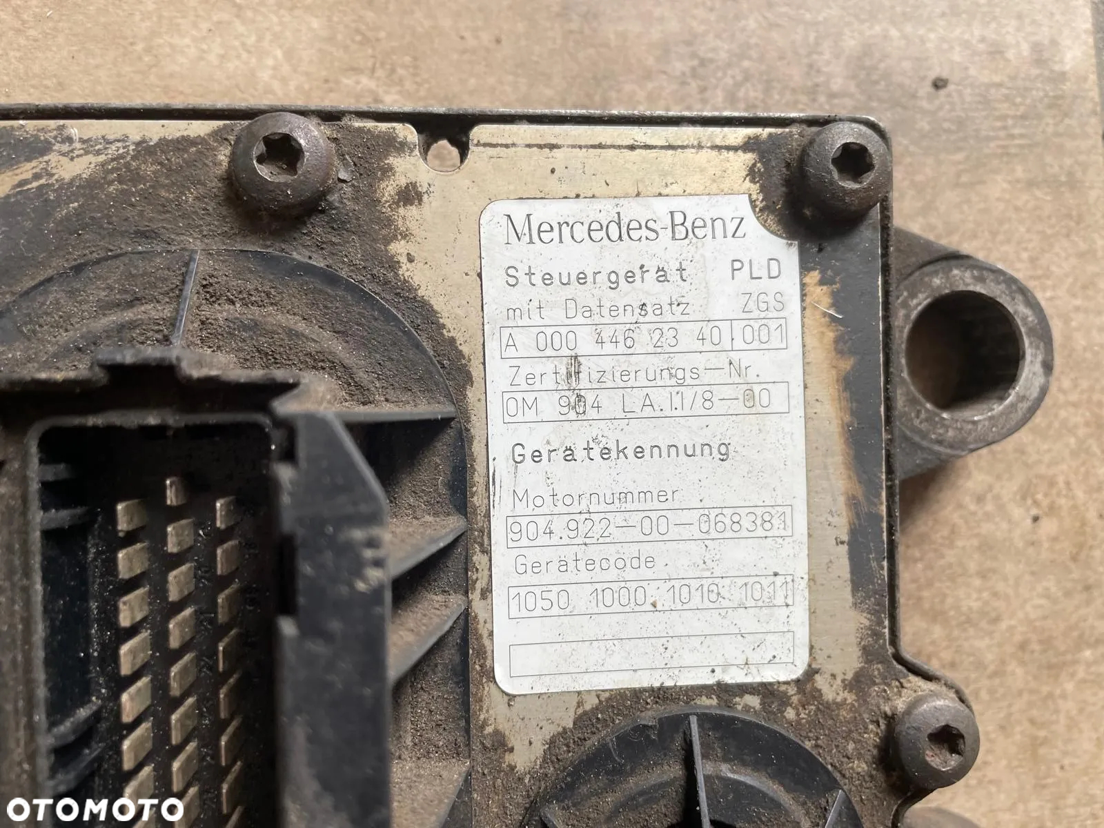 STEROWNIK SILNIKA KASETA MERCEDES ATEGO 0004462340 - 2