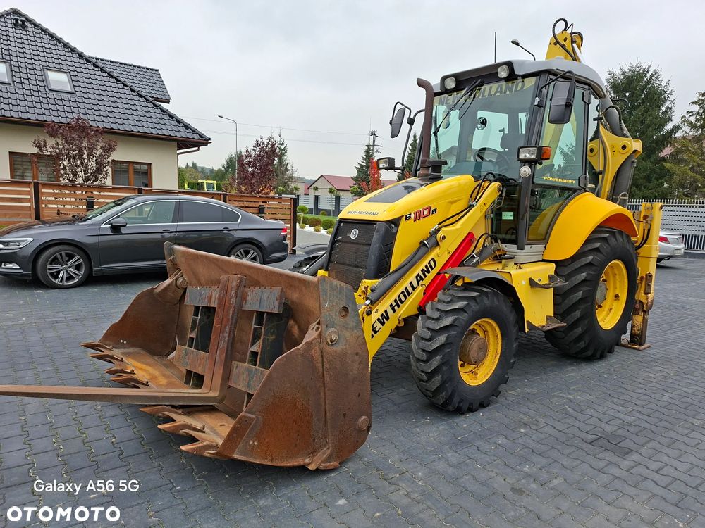 New Holland B110 B / Joystick / Koparko Ładowarka / - 3