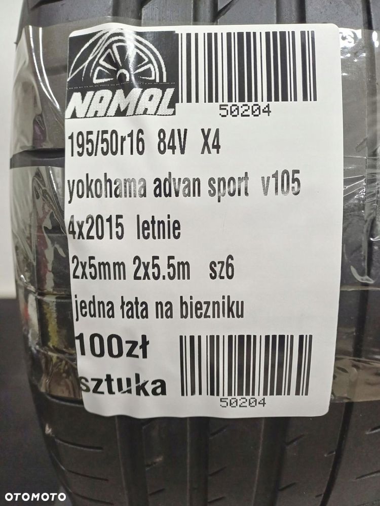 195/50R16 yokohama opony letnie 5,5mm 50204 - 11