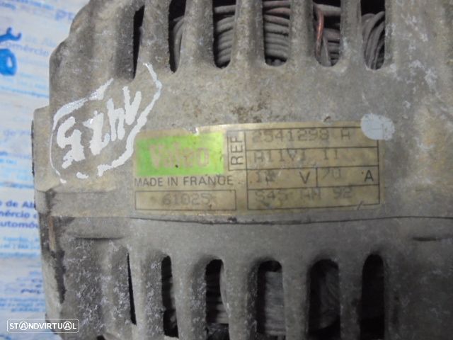 Alternador A11VI11 CITROEN ZX 1992 1.1I 60CV 5P VERDE 12V 70A VALEO - 5