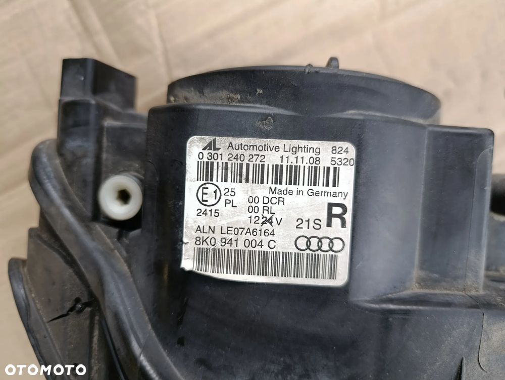 AUDI A4 B8 LAMPA PRAWA PRZÓD PRZEDNIA EUROPA 8K0941004C KOMPLETNA - 5