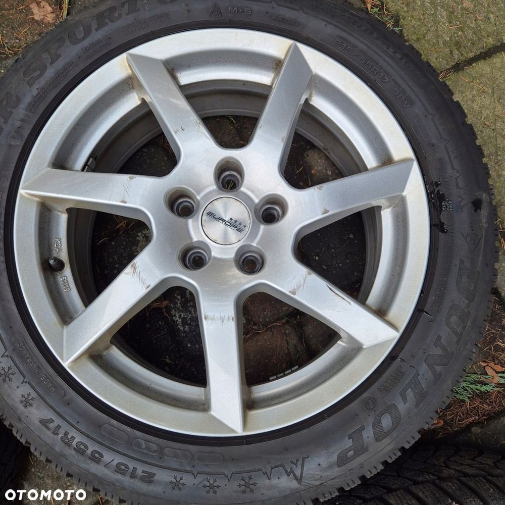 ZIMA KOŁA 17 SKODA SUPERB OCTAVIA W PASSAT TOURAN SHARAN T-ROC 215/55 R17 - 5