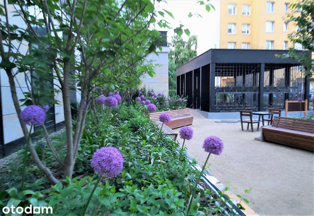 Luksusowy apartament | 40m2 | Wola | 2 pokoje + balkon | Ochrona ogród