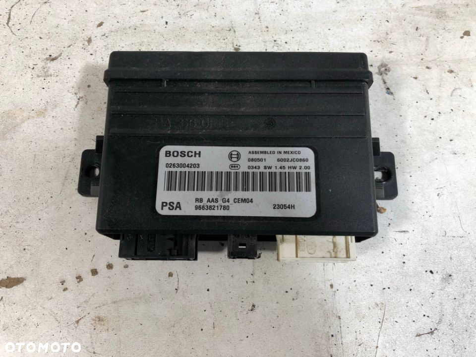 CITROEN C4 PICASSO I MODUŁ PDC PARKOWANIA 0263004203 - 3