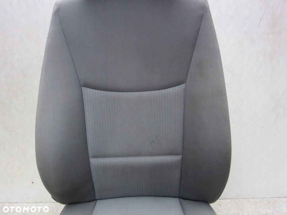 BMW 3 E90 E91 FOTEL SZARY PRAWY PASAŻERA MATERIAŁOWY TAPICERKA - 3