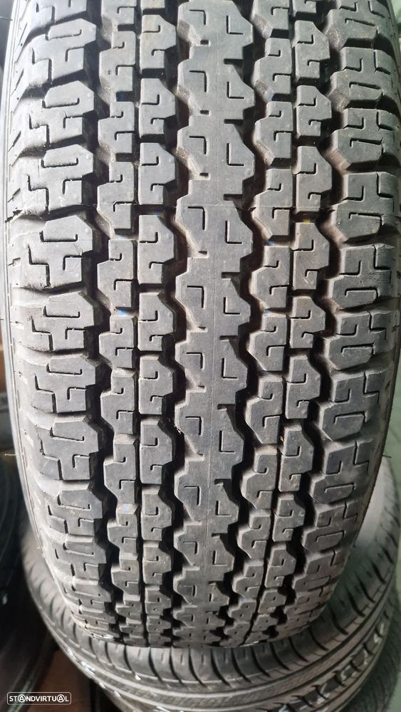 2 PNEUS 245/70/16 BRIDGESTONE DUELLER 111S H/T 689 COM MAIS DE 95% DE PISO - 3