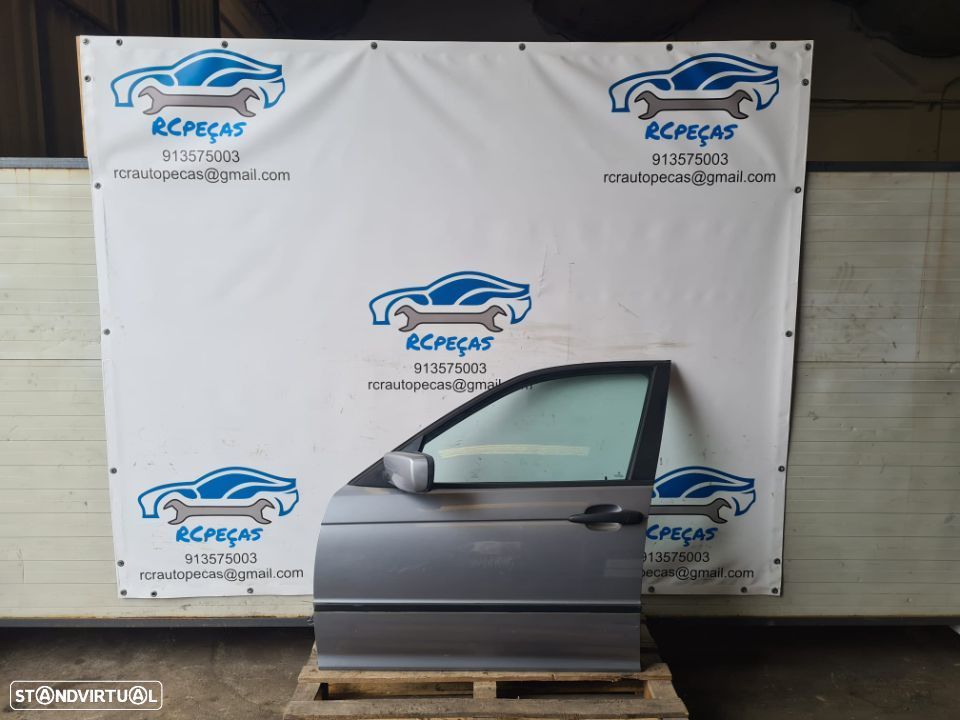 PORTA FRENTE FRONTAL ESQUERDA BMW SERIE 3 E46 FECHO ELEVADOR MOTOR PUXADOR VIDRO - 4