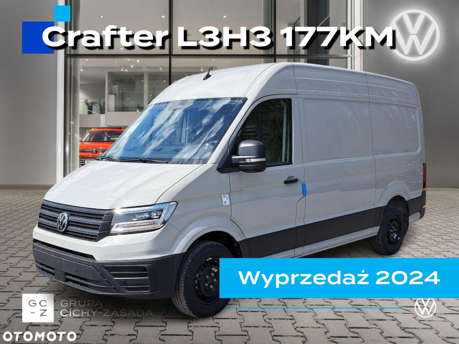 Volkswagen Crafter 35 furgon wysoki dach, 2,0 TDI 177KM, przedni, 6-bieg manualna 3640 mm, Euro 6 - 1