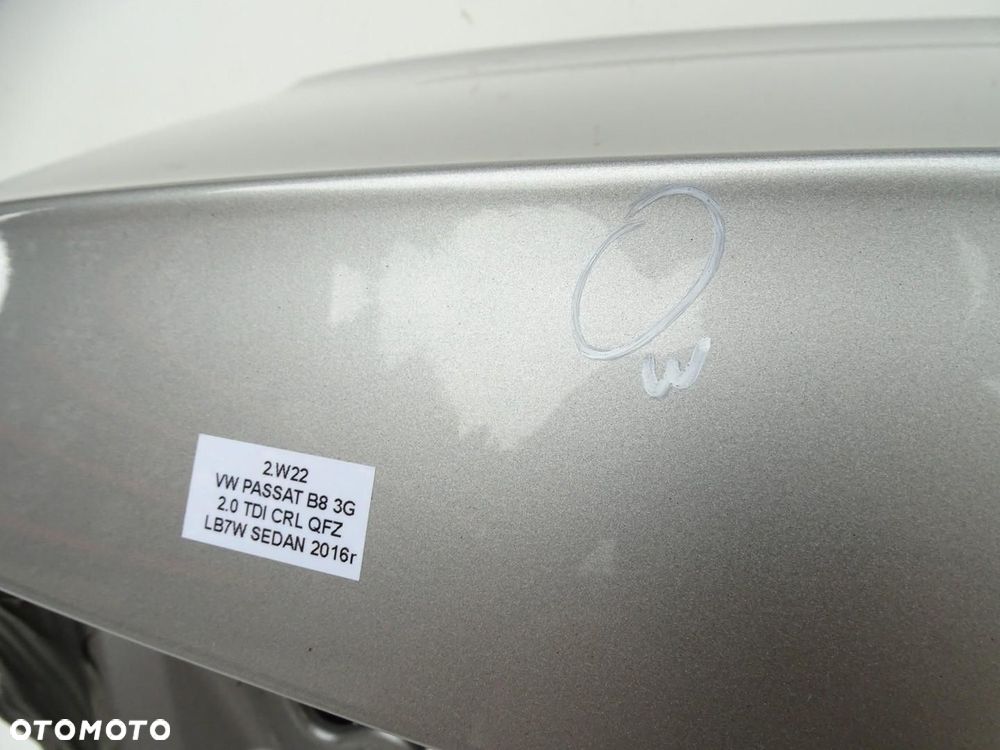 KLAPA TYŁ TYLNA BAGAŻNIKA LB7W VW PASSAT B8 3G SEDAN 14-22r - 8