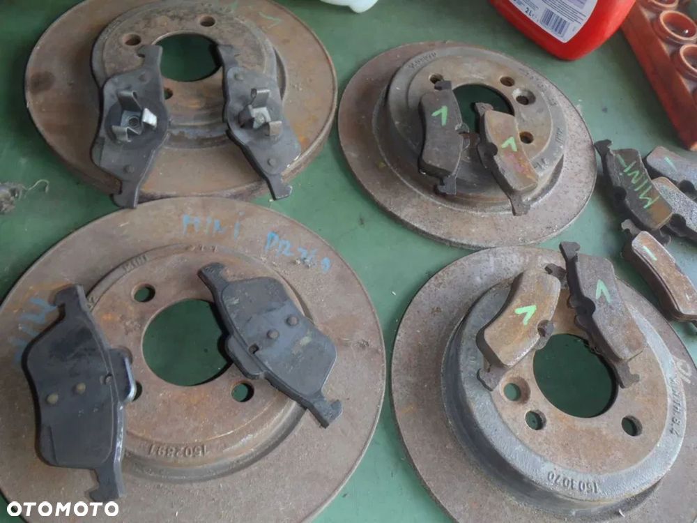 tarcza hamulcowa klocki klocek mini cooper r50 r53 52 - 1