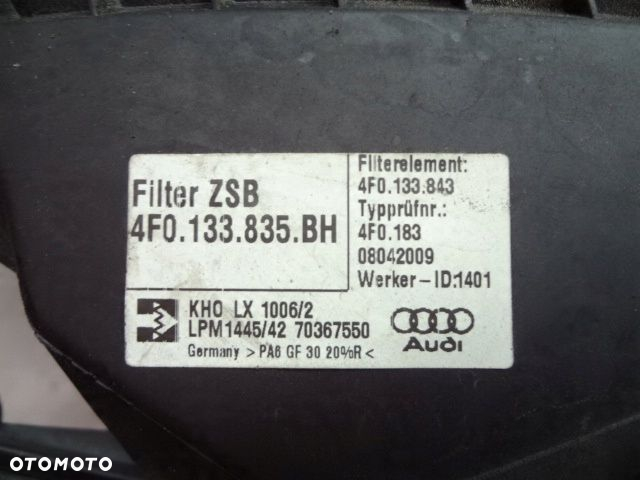 AUDI A6 C6 LIFT 3.0 TFSI OBUDOWA FILTRA POWIETRZA - 3