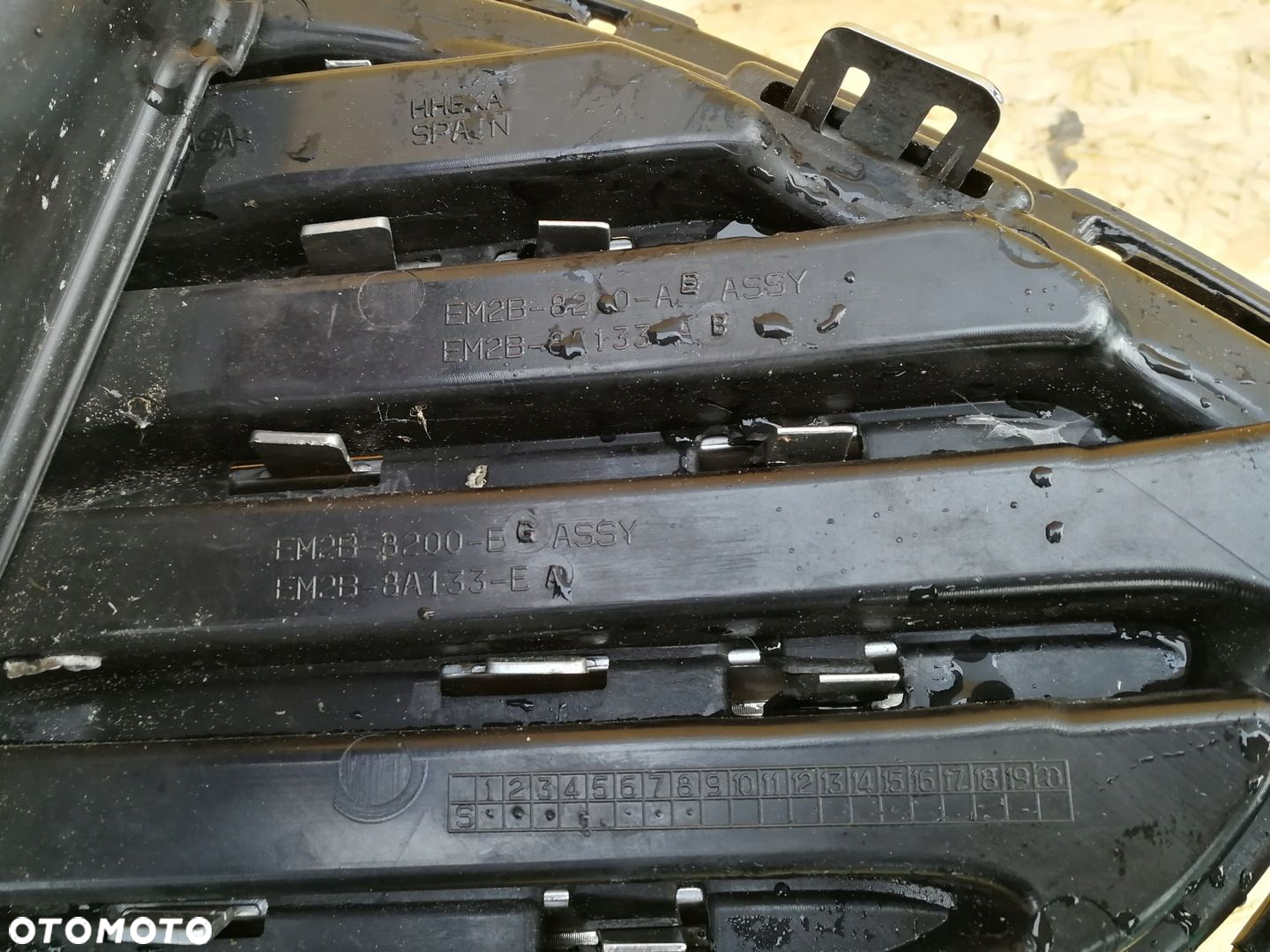 FORD S-MAX MK2 14- ATRAPA ZDERZAKA PRZÓD KIEROWNICA POWIETRZA EM2B-8200-AE - 10