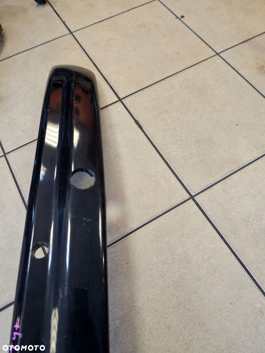 LISTWA NAKŁADKA ZDERZAKA TYŁ PEUGEOT 207 07 GTI GT LIFT CZARNY 3D HB EXLD - 2