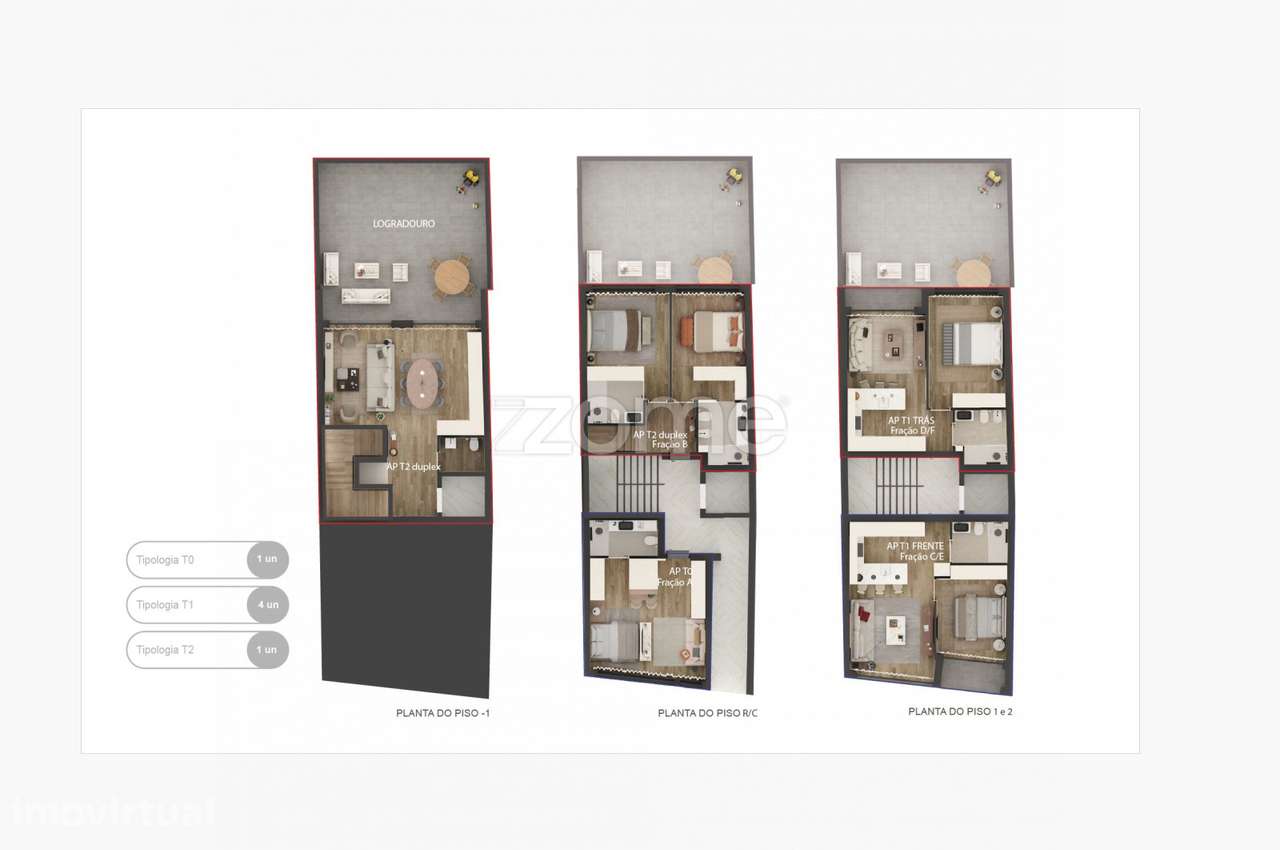 Edifício Sé, Apartamento T1 F - Grande imagem: 4/16