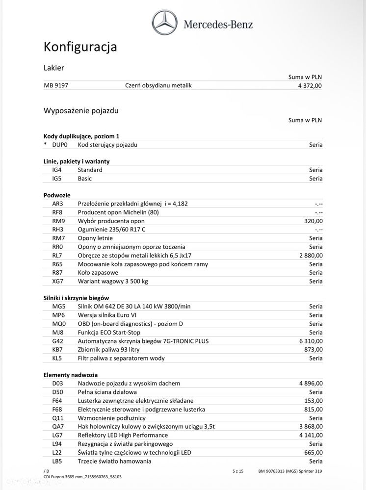 Mercedes-Benz Sprinter 319 - 16
