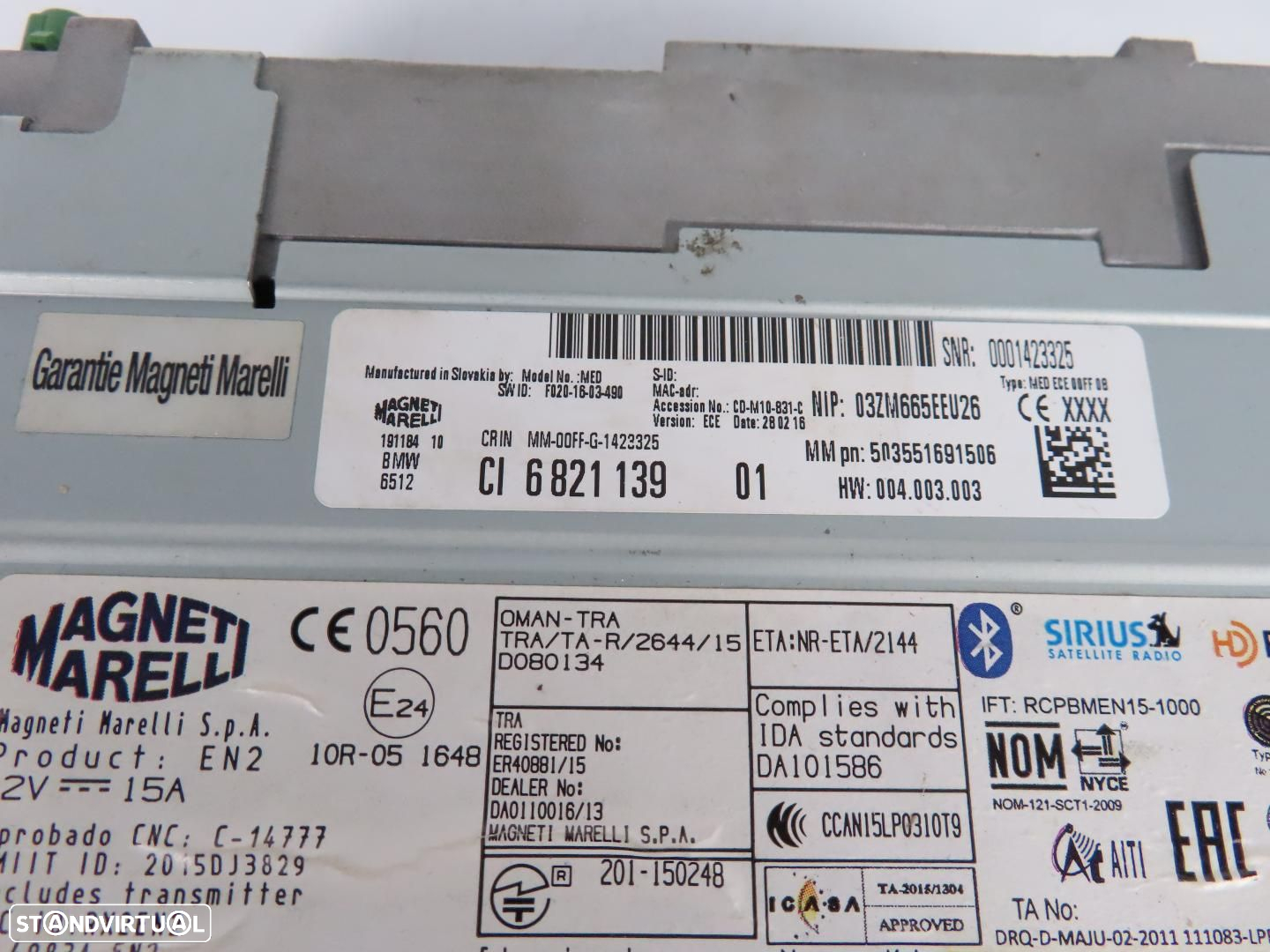 Sistema / Unidade de navegação Business Usado / Original BMW 5 Gran Turismo (F07... - 6