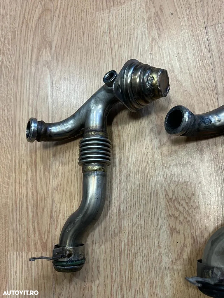 2 conducte conducta galerie admisie BMW N57 teava EGR N57 EGR off EGR on BMW E90 F10 F11 F01 - 4