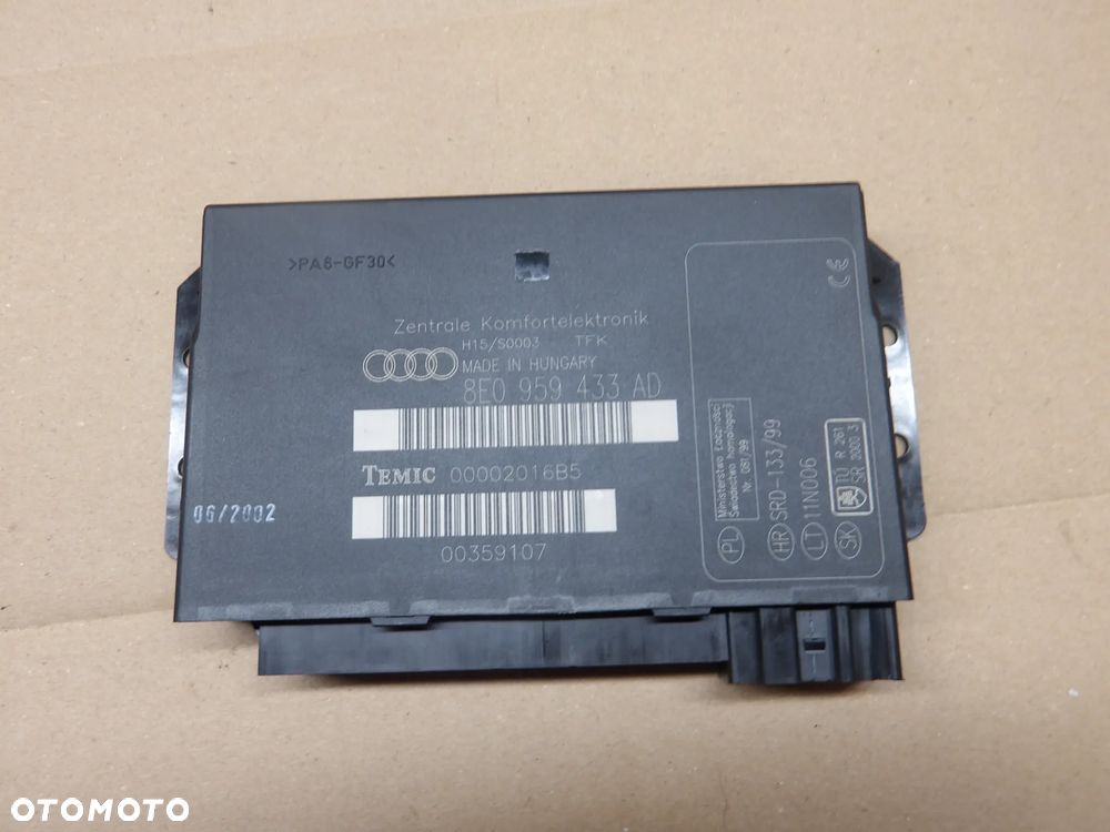 AUDI A4 B6 01-04 KOMBI MODUŁ KOMFORTU 8E0959433AD - 1